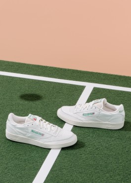 reebok c85 green